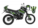 Mondial X-treme MAXX 200i Hinson Design Gri Siyah Yeşil Sticker Set