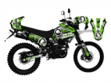 Mondial X-Treme Max 200 i Metal Mulisha Design Sticker Set Yeşil