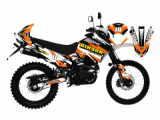 Mondial X-Treme Max 150 Hinson Design Turuncu Sticker Set