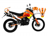 Mondial X-Treme Max 200 i Bull Desing Sticker Set Turuncu